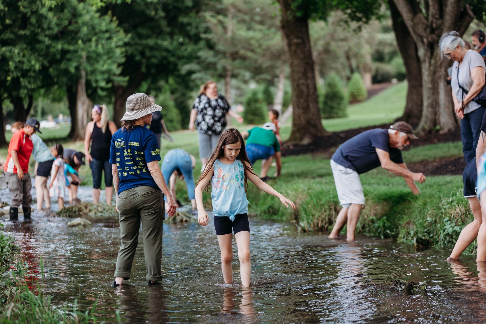 Stream Exploration Event at Greenfield